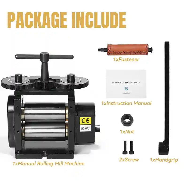 Black Rolling Mill 110MM - Flat,HH-RM01B