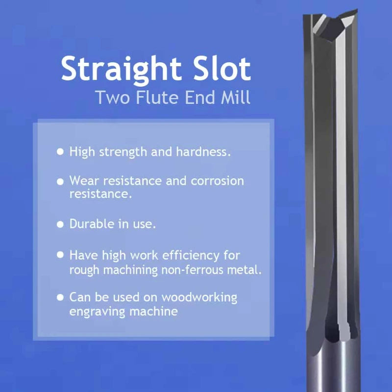 Two-Blade Straight Edge Milling Tool-6