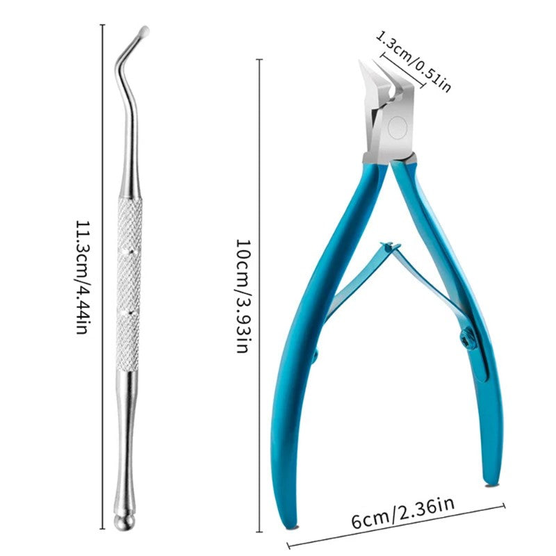 Toe Nail Clipper For Ingrown Or Thick Toenails Toenails Trimmer Professional Podiatrist Toenail Nipper With Stainless Steel Supe,HH-AA123 - Image 5