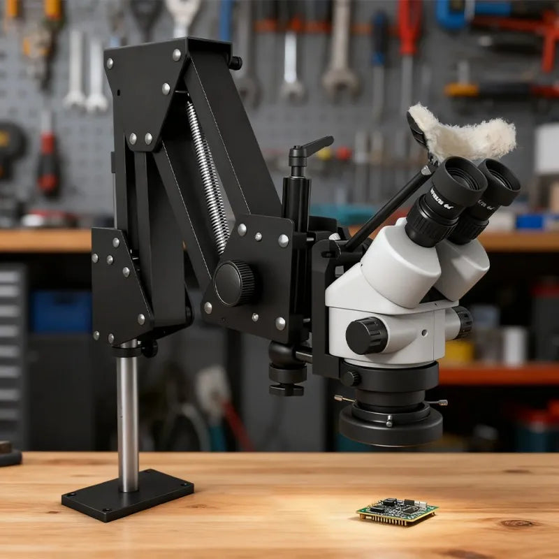 Katway Binocular Stereo Microscope,7X-45X Magnification, LED Light HH-MS01A-W - Image 6