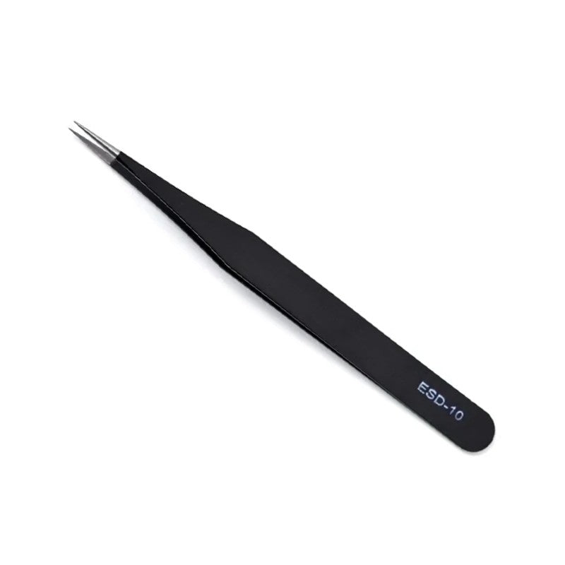 6PCS Stainless Steel Precision Tweezers Set Electronics Repair Soldering Craft – ESD Anti-Static Repair Tools HH-AA114 - Image 5