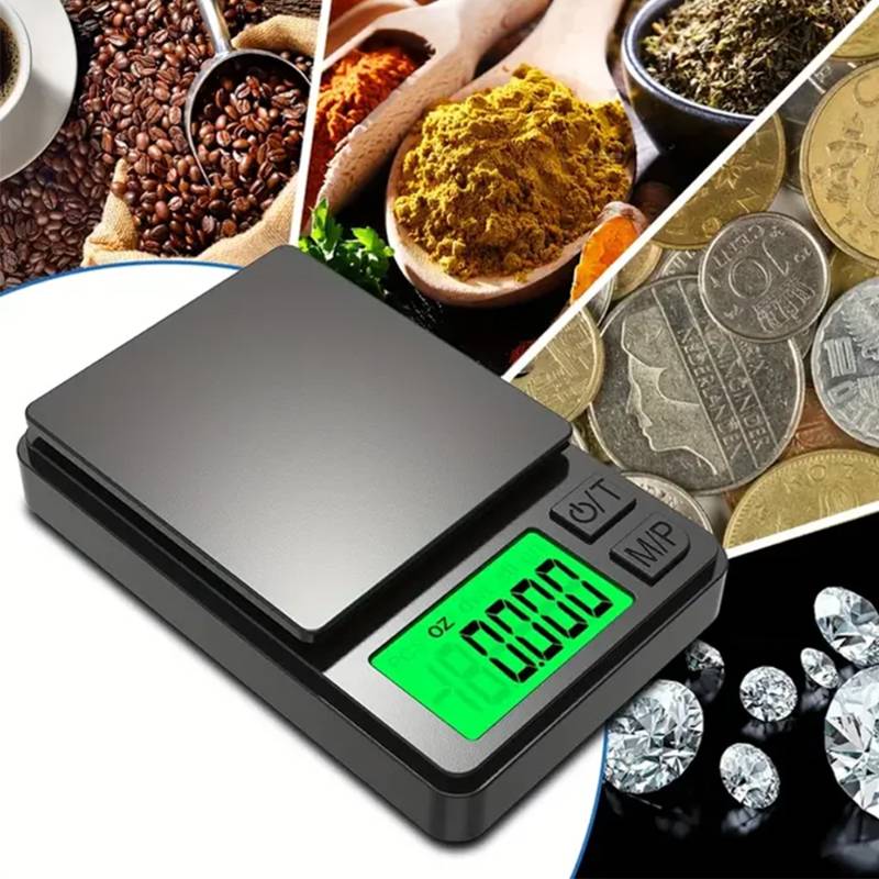 500g*0.01g Accurate Electronic Jewelry Gram Scale Precision Scale Portable Calibration Function Ultra-clear Display Kitchen Tool,HH-AA108 - Image 4