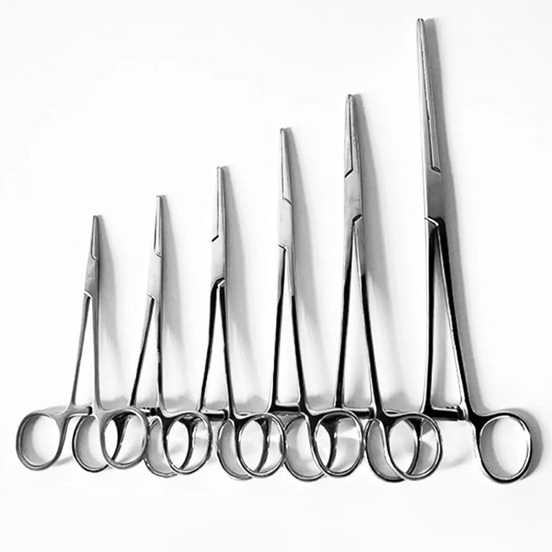 Stainless steel bent-nose/straight curved locking hemostatic force PS clamp pliers 16/18/20cm scissors pliers,HH-AA105 - Image 6