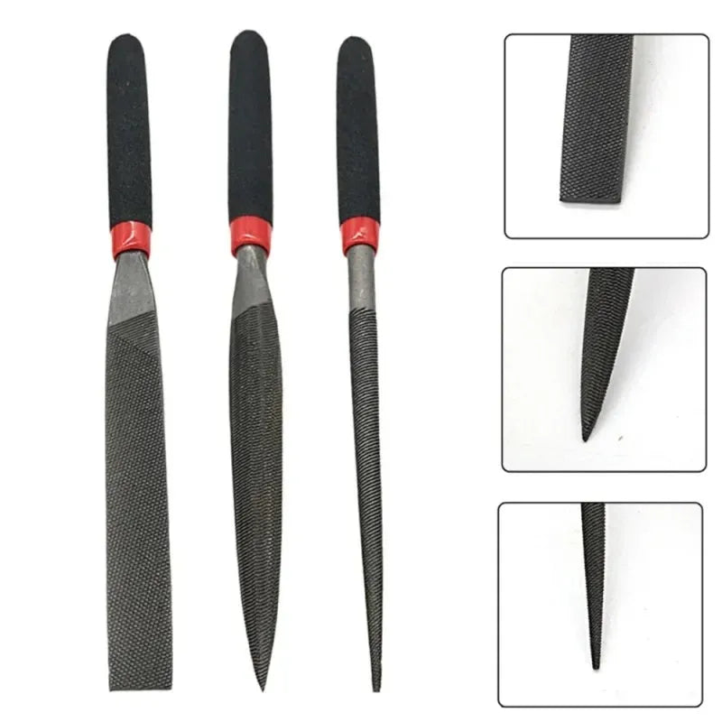Mini Steel Needle Files Set for Fine Detailing on Metal, Stone, Glass, and Wood,HH-AA50