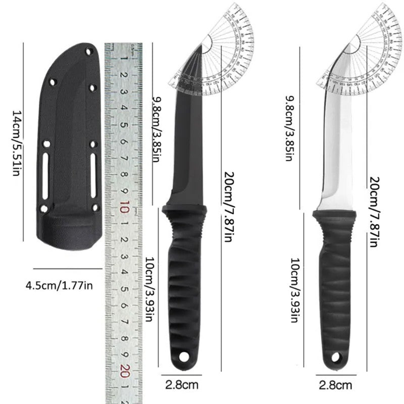 Outdoor EDC Self-Defense Knife, Outdoor High Hardness Life-Saving Knife, Camping Climbing Stainless Steel Knife,HH-AA120 - Image 6