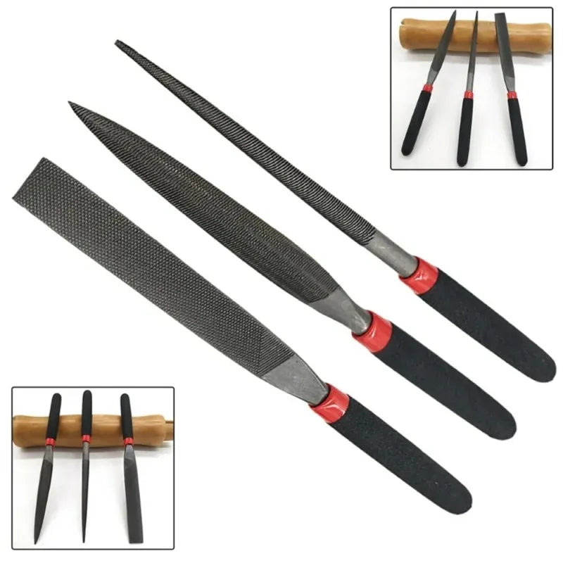 Mini Steel Needle Files Set for Fine Detailing on Metal, Stone, Glass, and Wood,HH-AA50