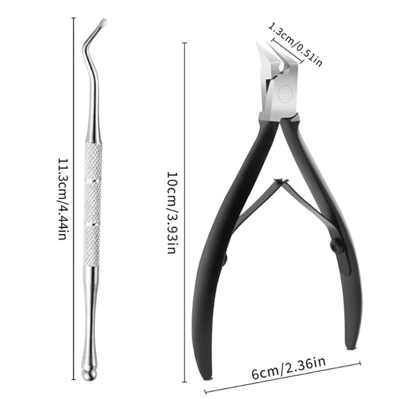 Toe Nail Clipper For Ingrown Or Thick Toenails Toenails Trimmer Professional Podiatrist Toenail Nipper With Stainless Steel Supe,HH-AA123 - Image 6
