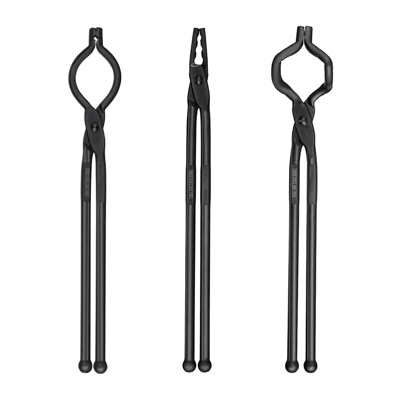 Hand-Forged Steel Tongs-8