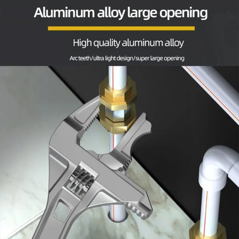 Heavy-Duty Manual Pipe Pliers with Wide Jaw Opening and Compact Handle,HH-AA26 - Image 7