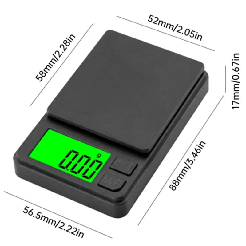 500g*0.01g Accurate Electronic Jewelry Gram Scale Precision Scale Portable Calibration Function Ultra-clear Display Kitchen Tool,HH-AA108 - Image 7