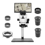 Katway HH-MH03B LCD Digital Trinocular Microscope Stereo Zoom,Boom-Arm Stand 7X-45X Magnification