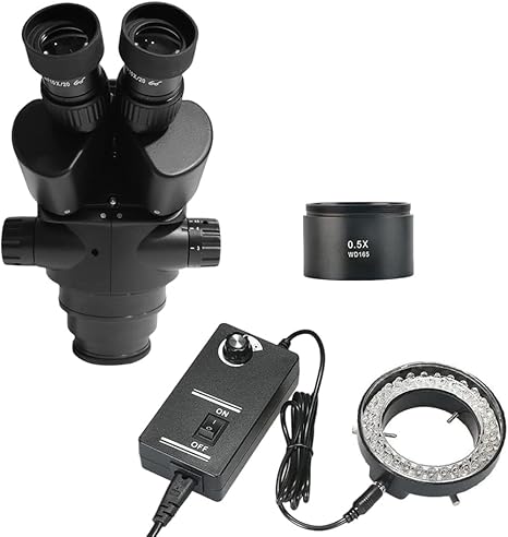 Black binocular jewelry microscope tube – HH7045A