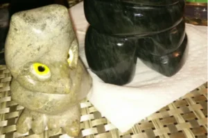 Carved soapstone
