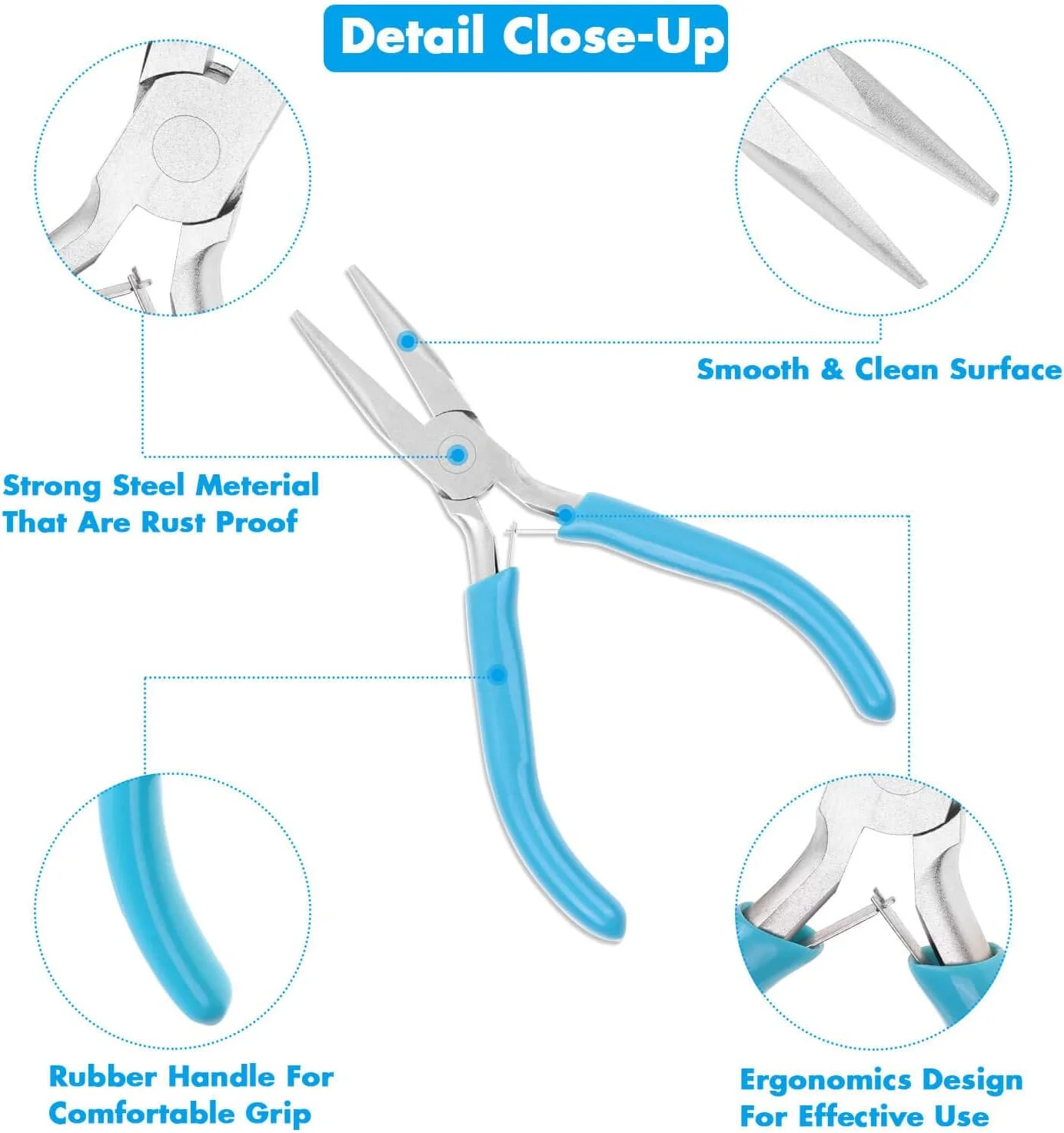 3-Pc Jewelry Pliers Kit for Crafters & Artisans - Image 4