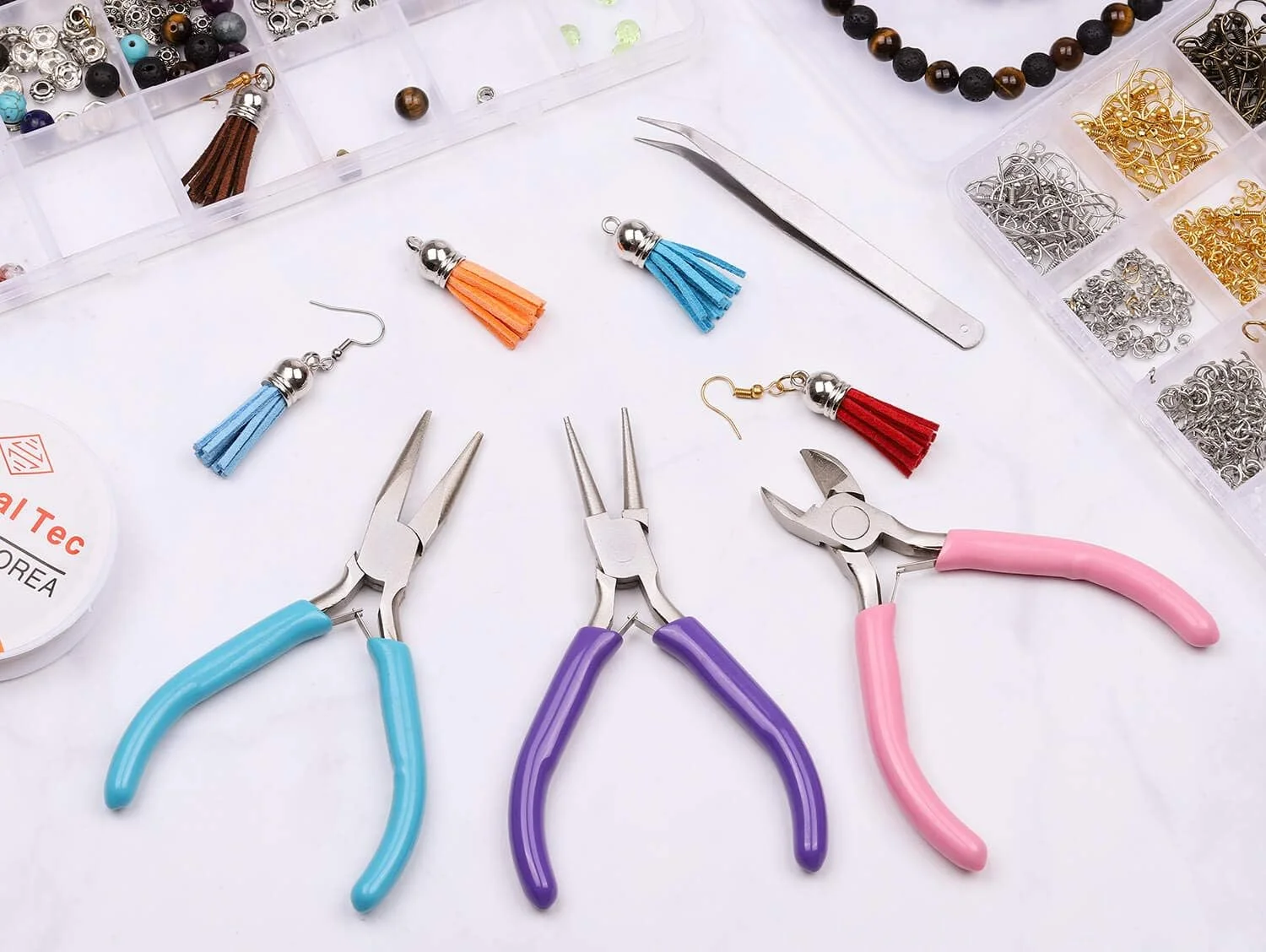 3-Pc Jewelry Pliers Kit for Crafters & Artisans - Image 6