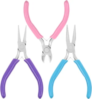 3-Pc Jewelry Pliers Kit for Crafters & Artisans
